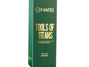 MARS Tools Of Titans Makeup Brushes Set of 8 Free Brush Holder Inside The Pack