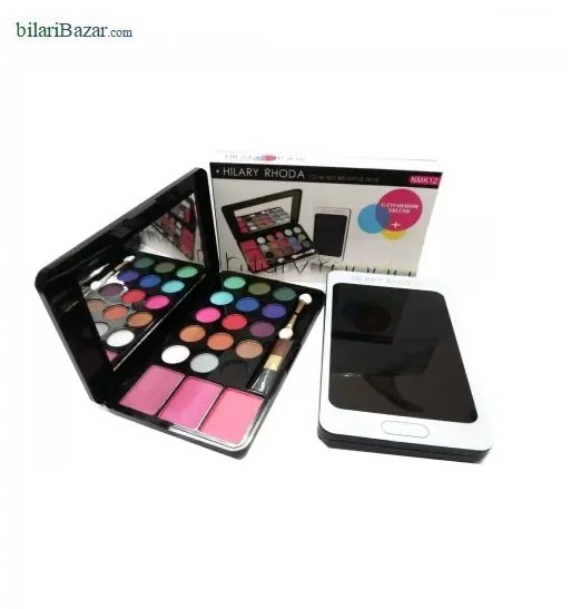 Hilary Rhoda Travel Size 15 Color Eyeshadow And 3 Shade Blusher Palette In Smart Phone Look 21 gm