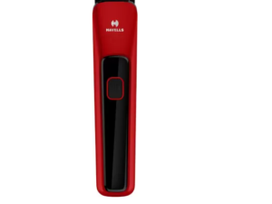 HAVELLS BT5111C Cordless Beard Trimmer with Comb (Black & Red) Trimmer 45 min Runtime 5 Length Settings (Red)