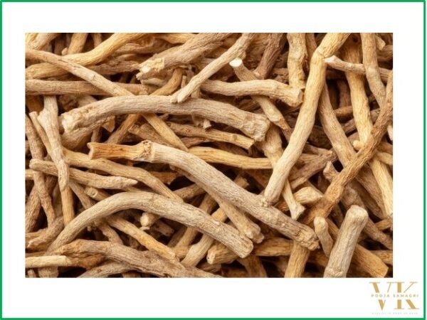VK Asgandh Herb Whole (Ashwagandha Roots / Asgandh Nagori) | 100% Pure & Raw - 200 Gm