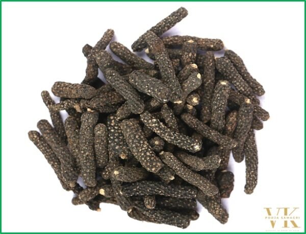 VK Pure Pipal Choti Whole (Premium Short Pepper / Pippali Spikes) – 100% Natural, 100g