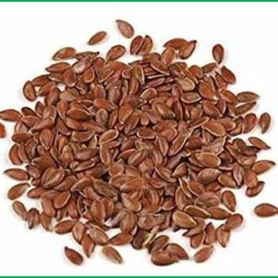 VK Flax Seeds (Alsi Ke Beej) | 100% Raw & Natural Whole Flaxseeds - 400 Gm