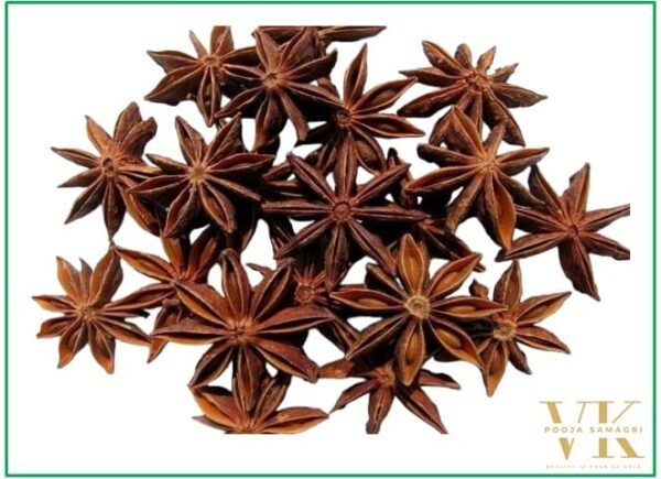 VK Chakra Phool (Whole Star Anise) | 100% Pure Natural Whole Spice – 100 Gm