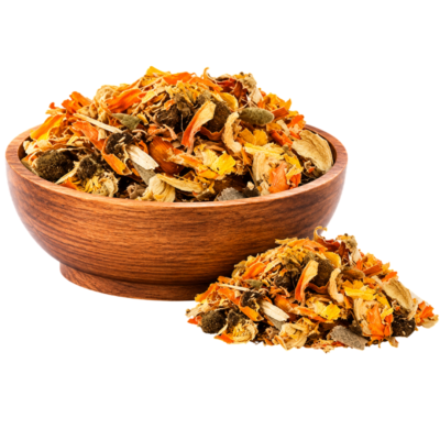VK Dry Tesu Flower, टेसू के फूल, Palash ke Phool 100 Gm