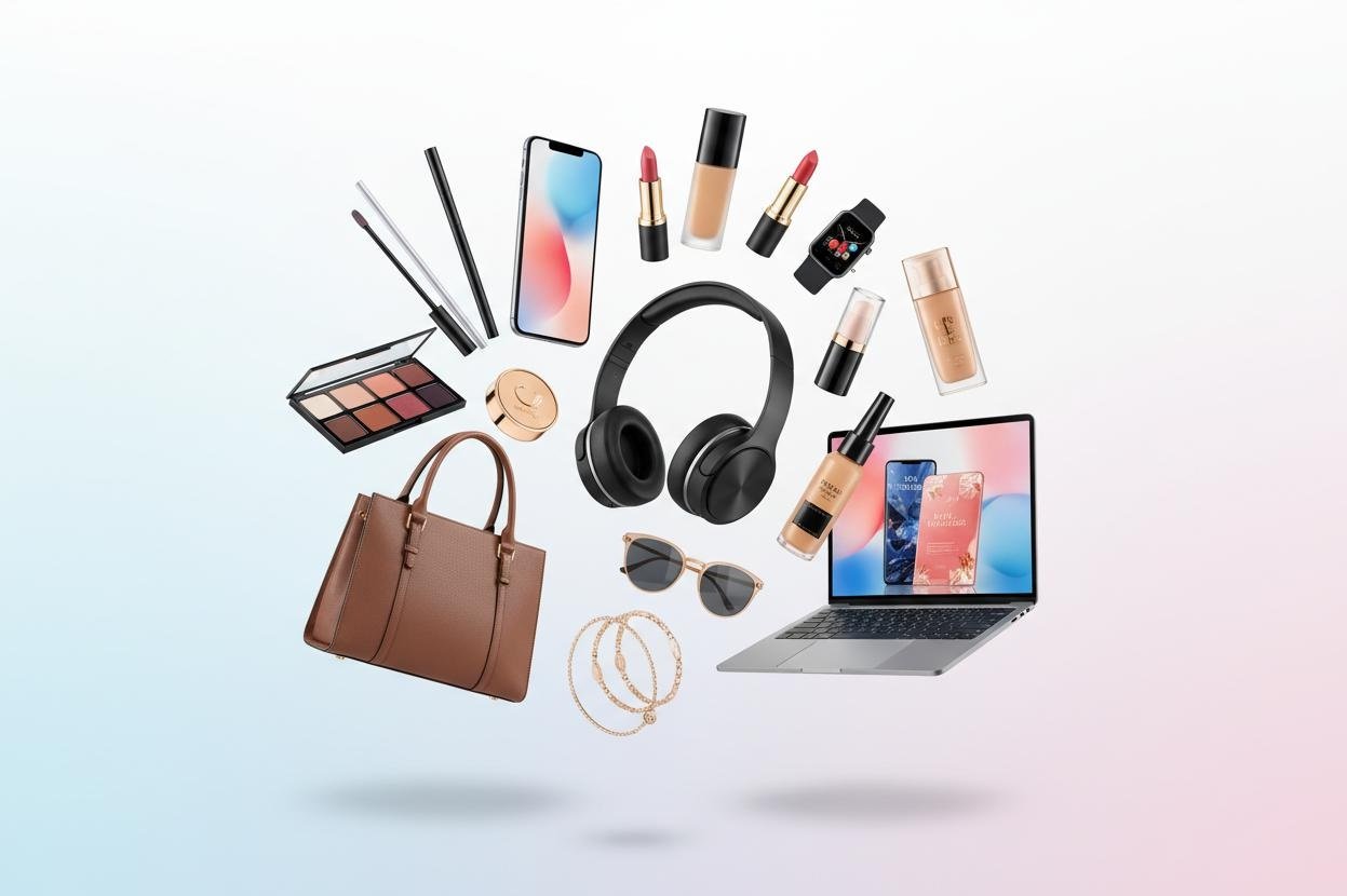Online shopping products and shopping packages